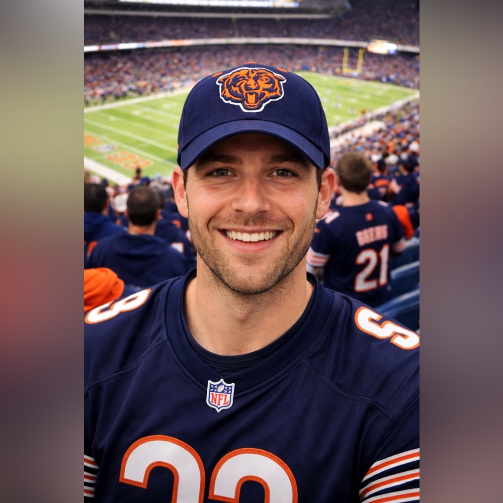 NFL Men's Chicago Bears Team Adjustable Hat